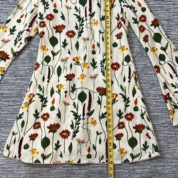 NWT Agua by Agua Bendita  Sur Primavera Silk Jacquard Mini Dress Large - Picture 9 of 16